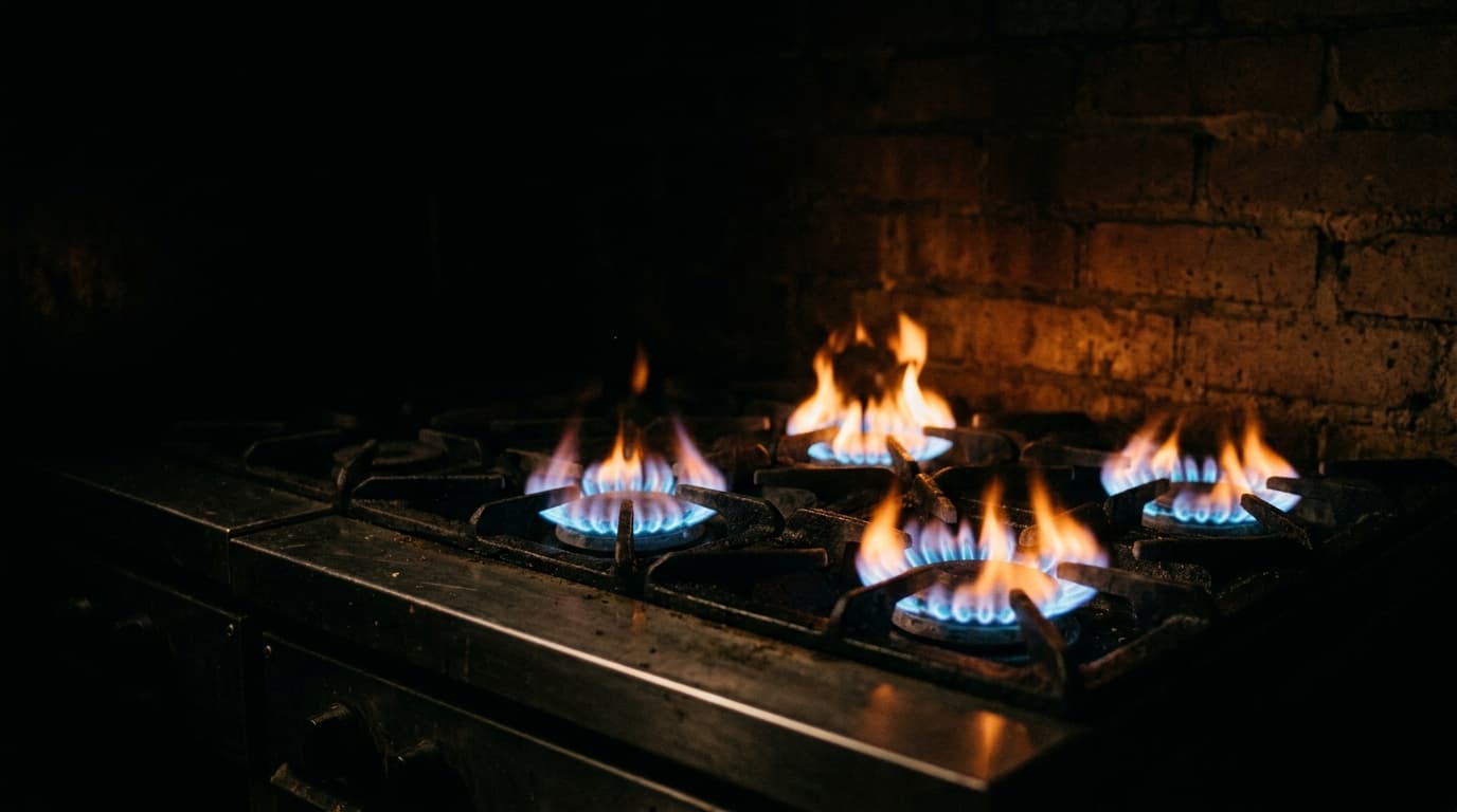 Relevé d'index d'un compteur de gaz
