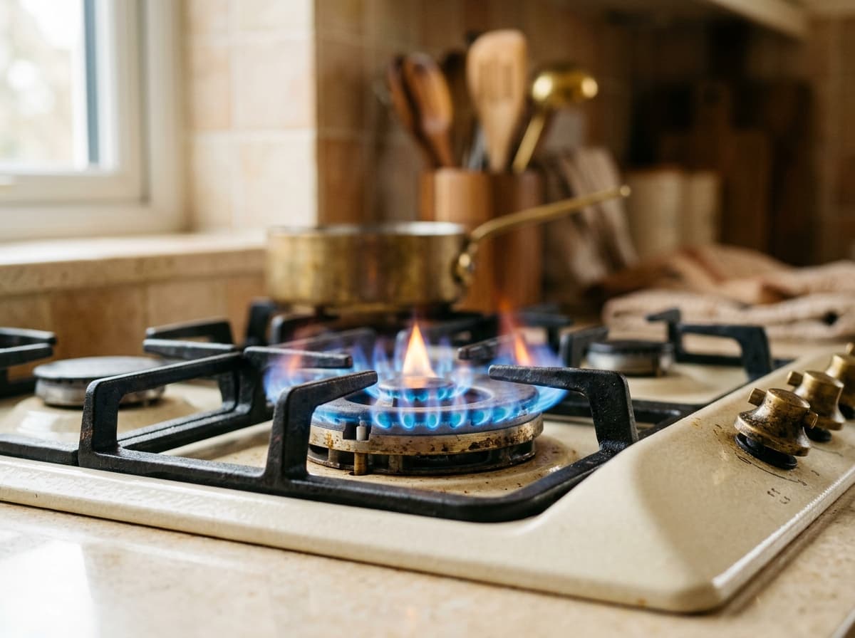 Installation de chauffage au gaz dans une habitation belge